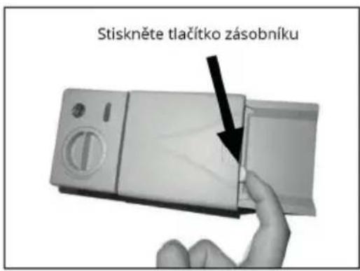 Stiskněte tlačítko zásobníku