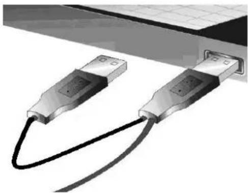 AIRLIVE Traveler3G - Step 3. Insert Mini-USB cable. - 2