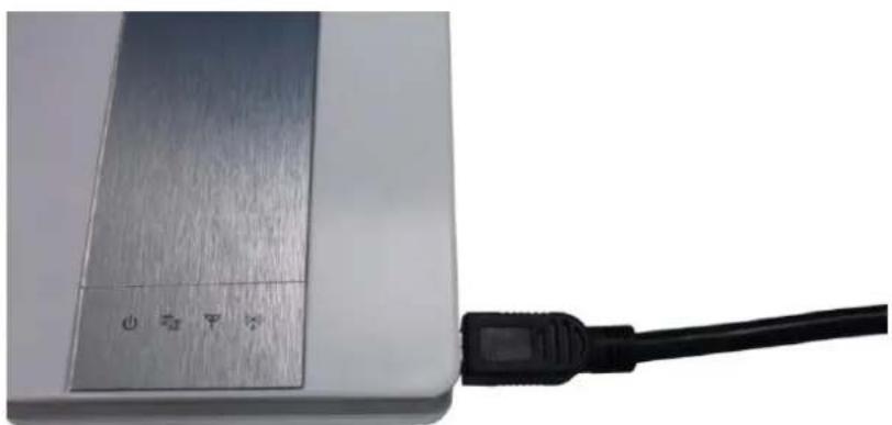 AIRLIVE Traveler3G - Step 3. Insert Mini-USB cable. - 1