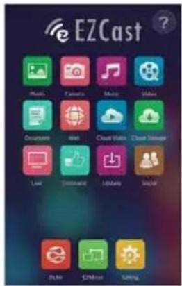 EZCast Music Camera Music Video Document Image Cloud Video Cloud Image Live Download Addicty Search