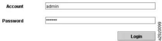Account admin Password ******** Login