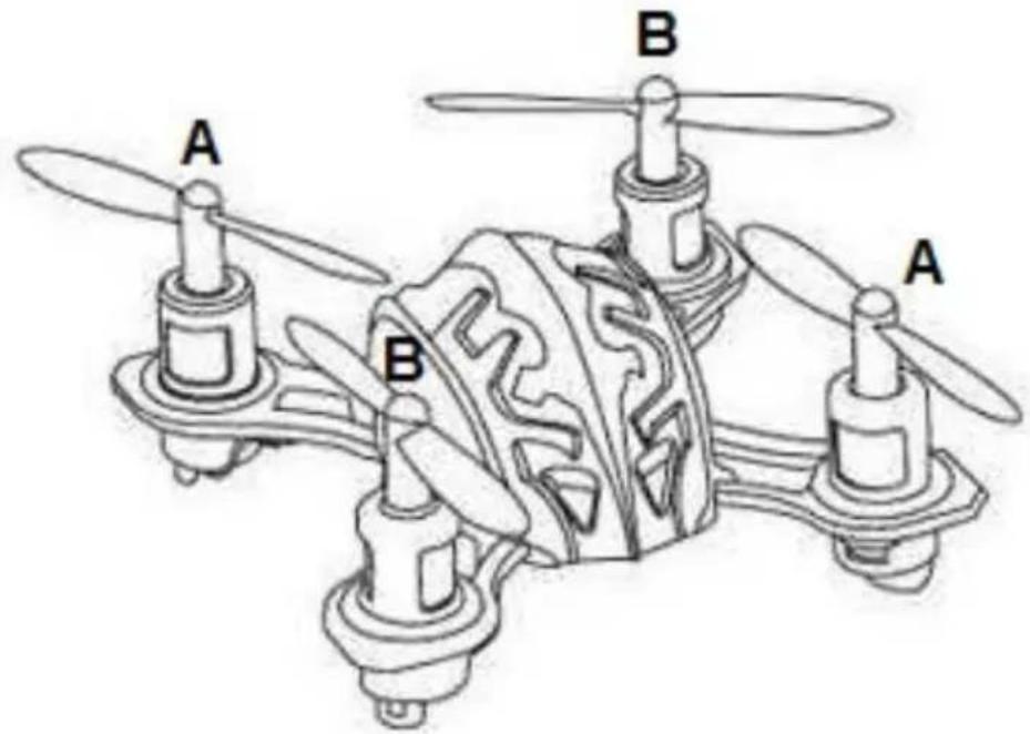 Overmax X-bee drone 1.0 - PROPELLERI VAHETAMINE - 1