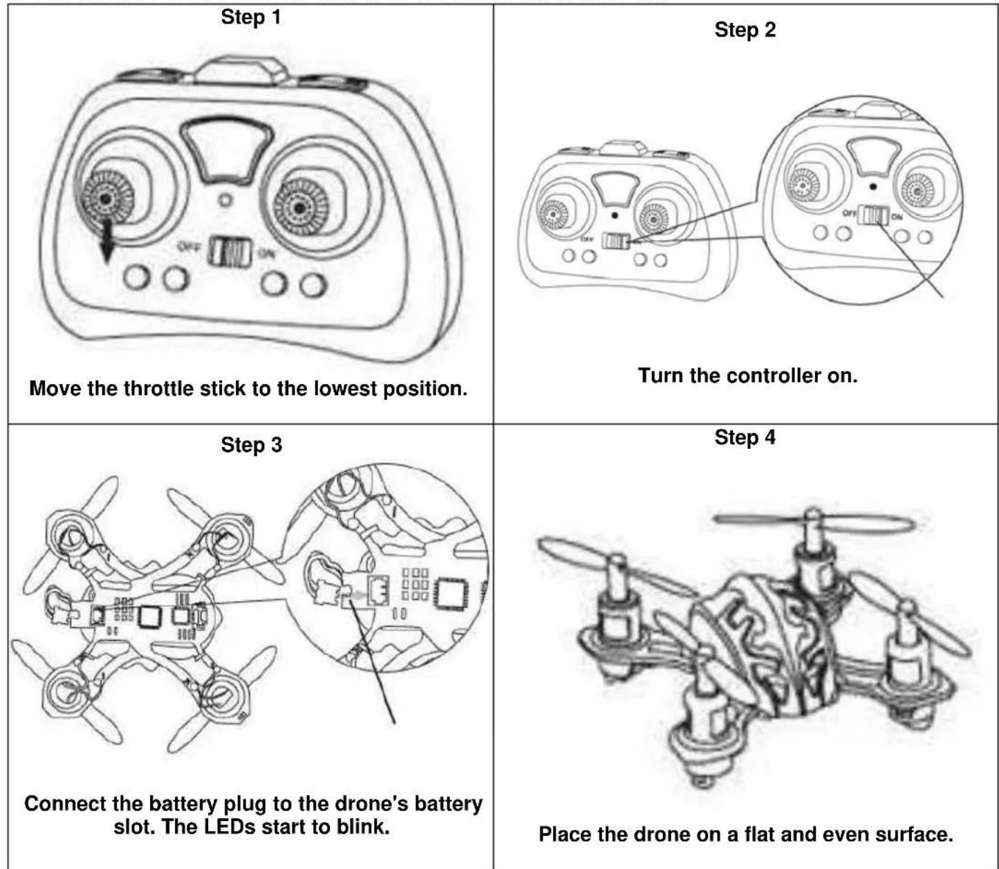 Overmax X-bee drone 1.0 - TRANSMITTER AND RECEIVER SYNCHRONIZATION - 1