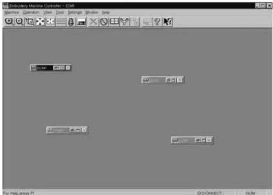 Embroidery Manager Controller - ECM File Edit Options F1 Edit Object OK/Cancel
