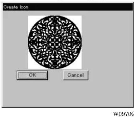 Create Icon OK Cancel W0970G