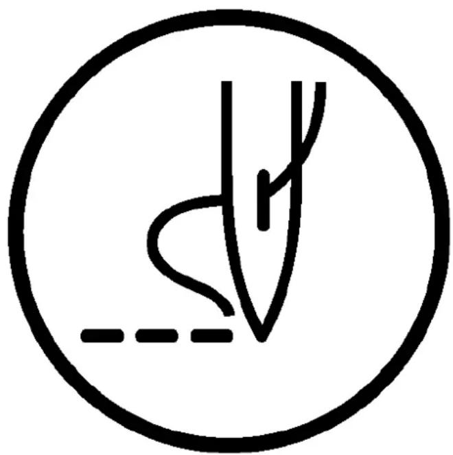 Handwritten signature or symbol inside a circle, possibly a signature or decorative mark