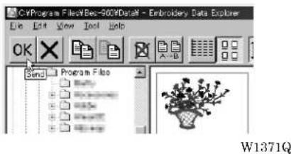 C:\Program Files\8es-900\Data\F - Embroidery Data Explorer File Edit View Tools Help OK Send Program Files W1371Q