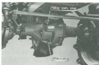 Pulling screw plug Drain plug