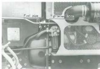 Fuel pipe High level tank