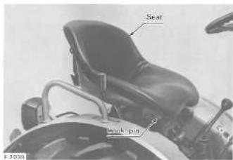 Seat back pin F-2058