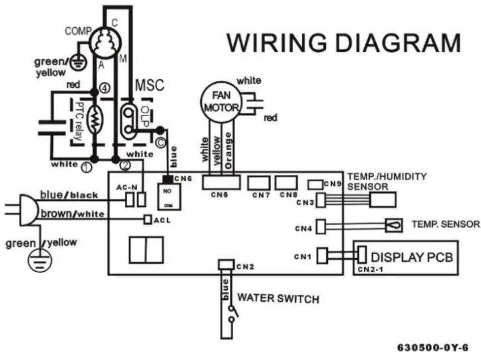 AEG LE 25 - Schéma elektrického zapojení - 1