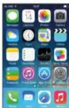 Emos P5550 - Příklad zobrazení stránek nastavení v zařízení iOS - 1