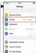 Emos P5550 - Příklad zobrazení stránek nastavení v zařízení iOS - 2