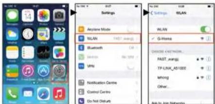 Emos P5550 - Example of the Setting Page in iOS - 1