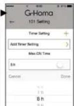 Emos P5550 - Setting the Maximum ON Time - 3