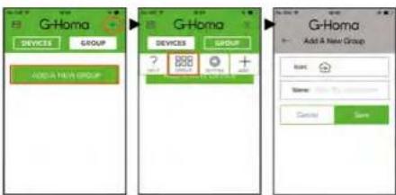 G-Homa DEVICES GROUP ADD A New Group G-Homa DEVICES GROUP ? 2000 + Name: Add A New Group Add A New Group OK Name: Add A New Group Cancel Save
