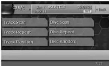 CD4/CD Disc 1 USER+TRUE Mack 11 DUPDATES Back Track Scan Disc Scan Track Repeat Disc Repeat Track Random Disc Random 7:23