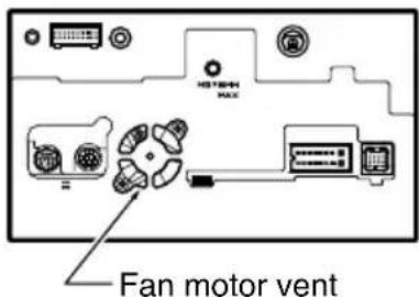 HST8HH MAX Fan motor vent