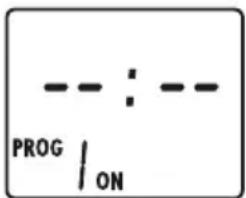 -- : -- PROG / ON