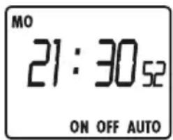 MO 21:30 52 ON OFF AUTO