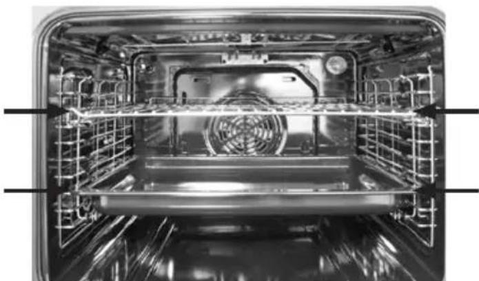 Concept ETV5360 - Correct positioning of the grill or pan in the appliance - 1