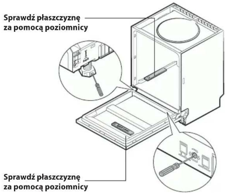 Sprawdź płaszczyznę za pomocą poziomnicy Sprawdź płaszczyznę za pomocą poziomnicy