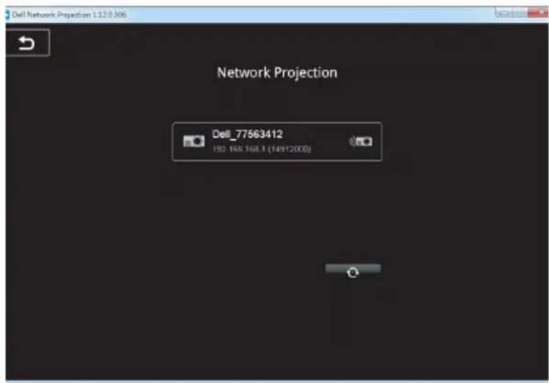 Dell Network Projection 1.12.0.306 Network Projection Dell_77563412 150.169.168.1 (14912000)