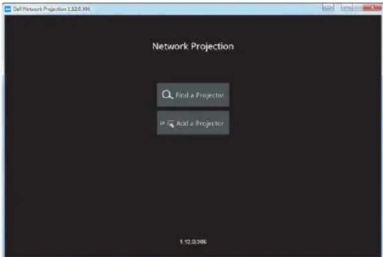 Del Network Projection 1.12.0.30K Network Projection Find a Projector Aid a Projector 1.12.0.30K