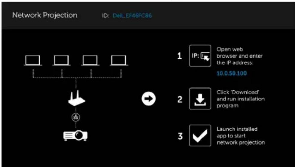 DELL S518WL - Connect Projector to the Network - 8