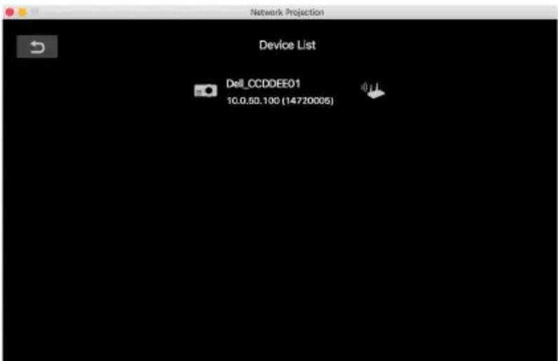 Network Projection Device List Dell_CCDDEE01 10.0.50.100 (14720005)