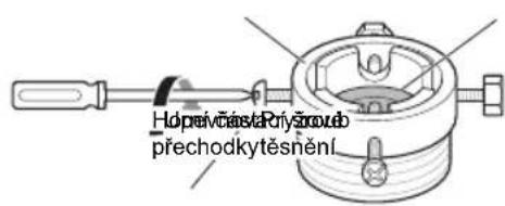 Horní část Přechodky Těsnění