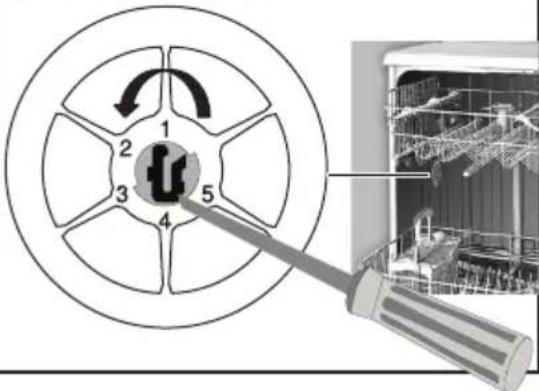 BEKO DFN26422X - Nastavení systému pro změkčení vody - 7