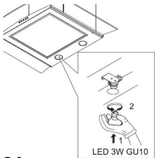 LED 3W GU10