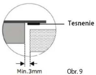 Tesnenie Min.3mm Obr. 9
