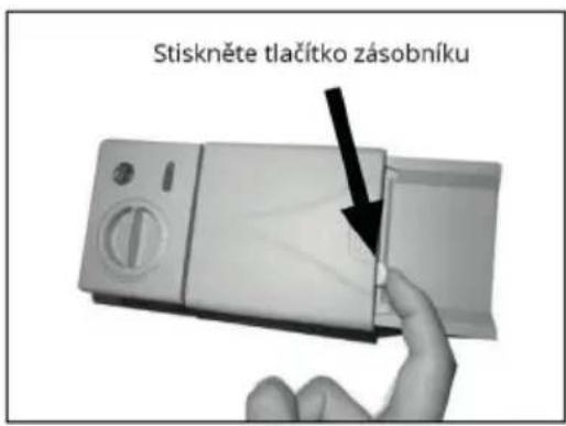 Stiskněte tlačítko zásobníku