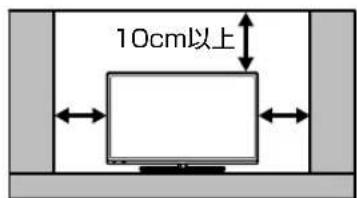 SHARP Aquos 40H30 - 設置の際には以下の点をお守りください。 - 1