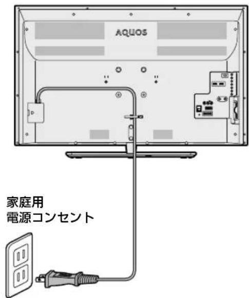 SHARP Aquos 40H30 - 電源が入らない - 1