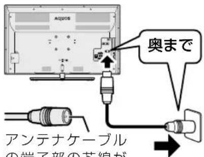 SHARP Aquos 40H30 - TV 放送が見られない - 1