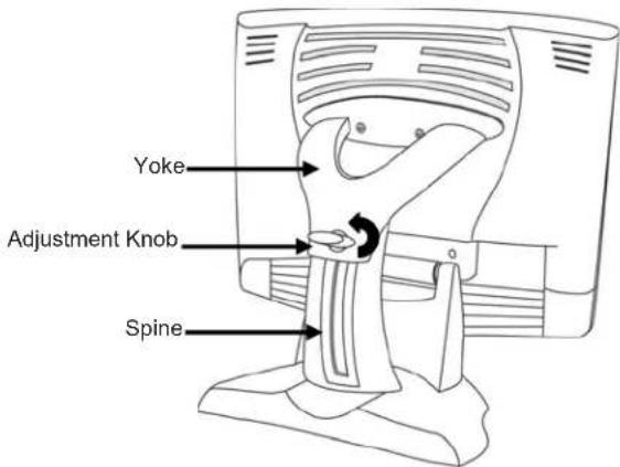 Yoke Adjustment Knob Spine