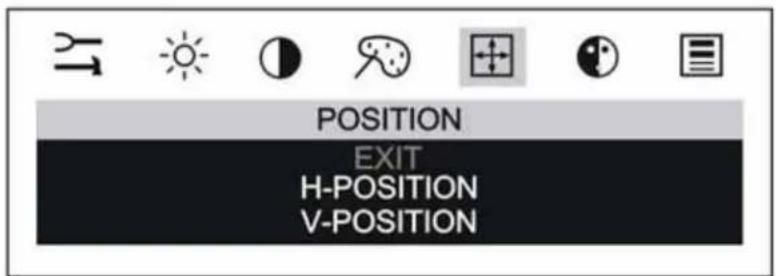 POSITION EXIT H-POSITION V-POSITION