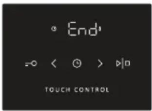 End =0 < ⏻ > ▷|0 TOUCH CONTROL