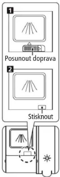 Posunout doprava Stisknout