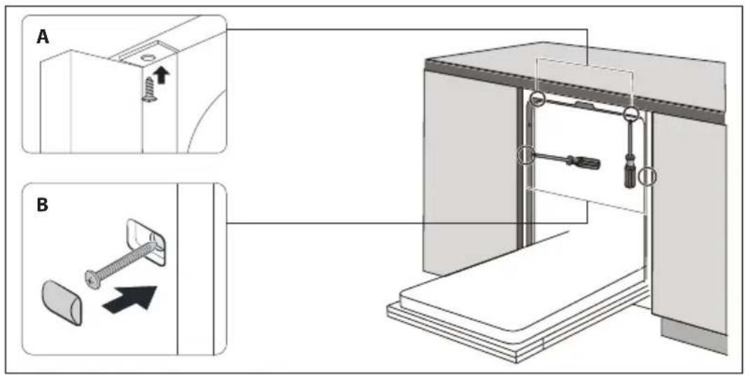 Concept MNV4260 - B – Uchytenie do mramorovej alebo žulovej pracovnej dosky: - 1