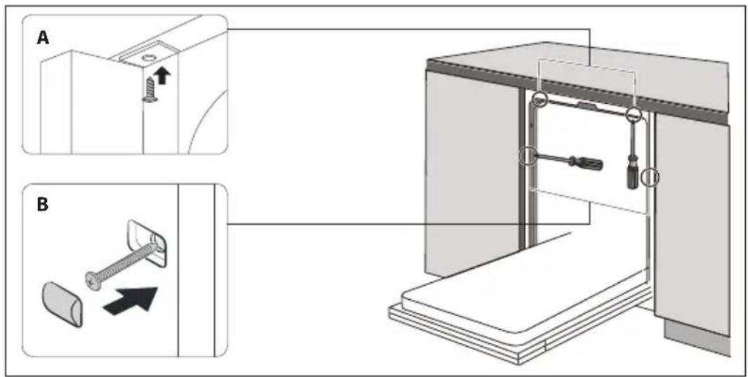 Concept MNV4260 - B – piestiprināšana marmora vai granīta darba virsmai: - 2