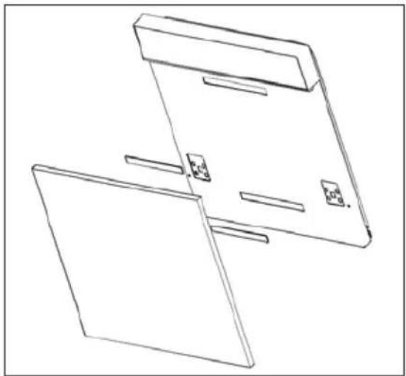 Concept MNV5660 - Dimensions and fastening of the cover plate on the door of the dishwasher - 2
