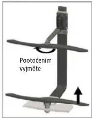 Pootočením vyjměte