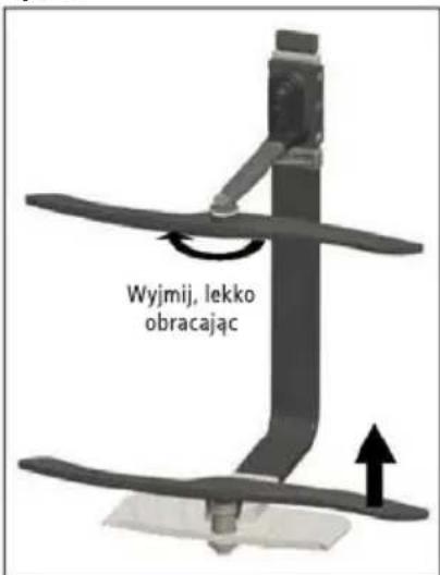 Wyjmij, lekko obracając