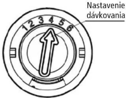 Nastavenie dávkovania