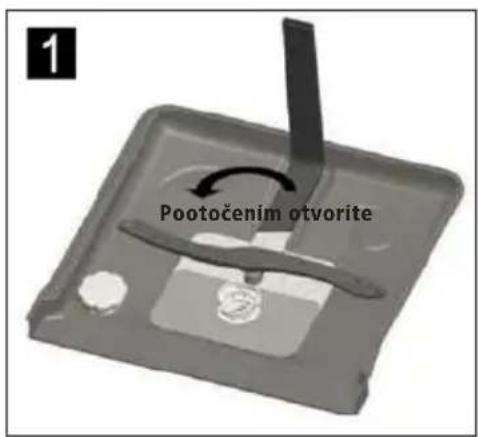 Pootočenim otvorite
