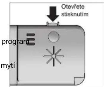 Otevřete stisknutim program mytí